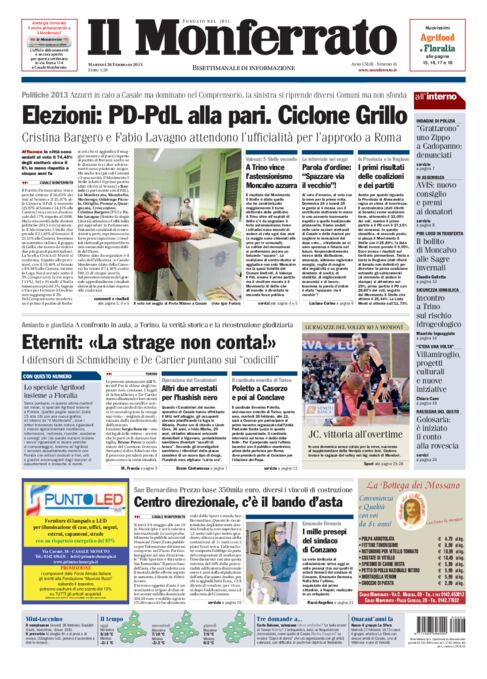 Il Monferrato - Edizione 16 del 26/02/2013